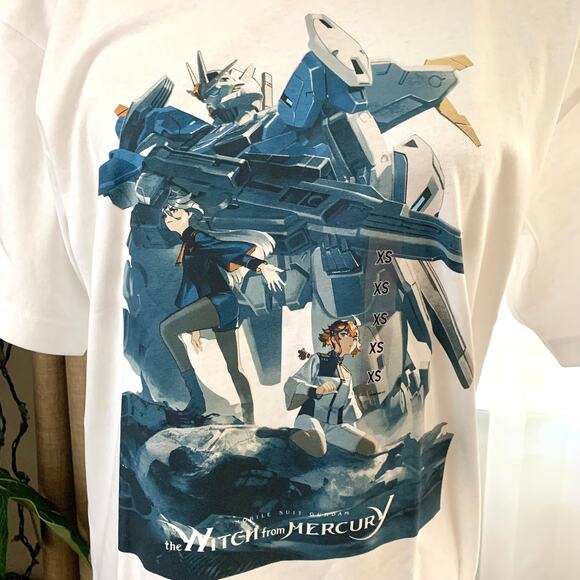 Uniqlo Mobile Suit GUNDAM 45th Anniversary UT Graphic T-Shirt in White Unisex - Picture 5 of 14